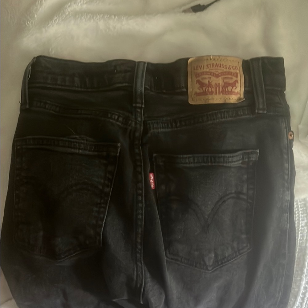 Levi's Classic Black Denim Jeans